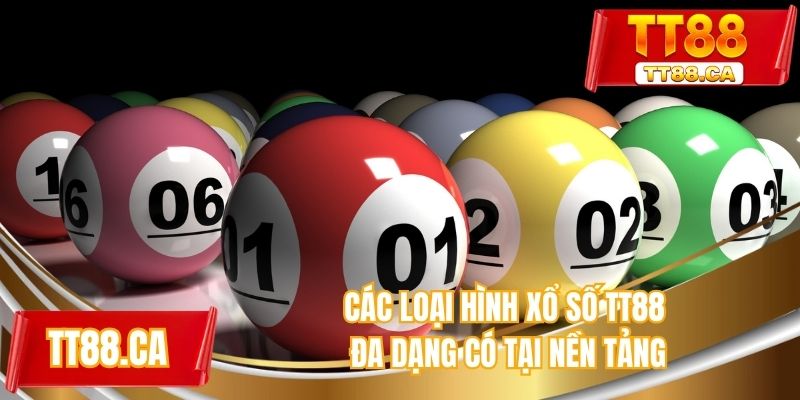 Các loại hình xổ số TT88 đa dạng có tại nền tảng