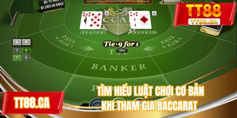 Tìm hiểu luật chơi cơ bản khi tham gia baccarat