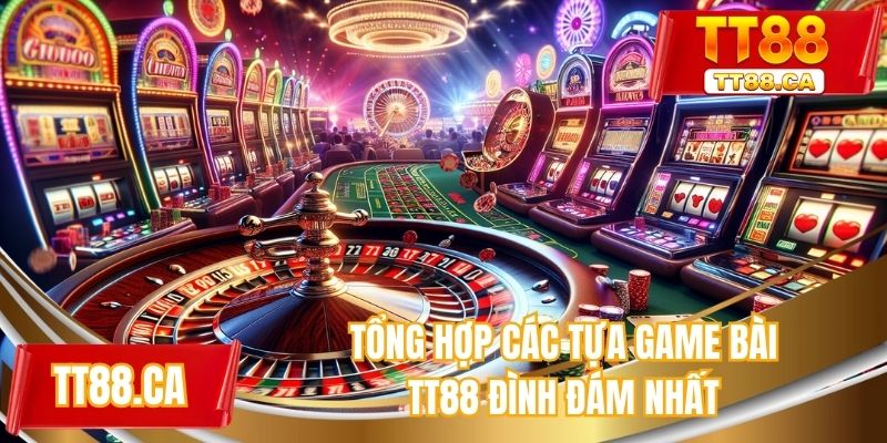 Tổng hợp các tựa game bài TT88 đình đám nhất